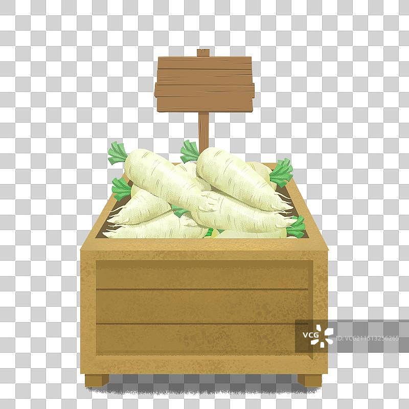 白萝卜蔬菜超市货架图片素材