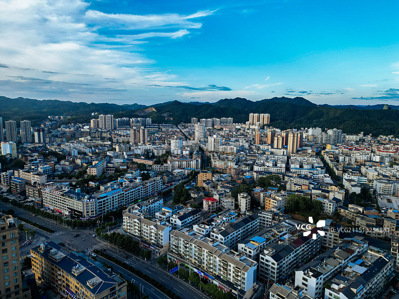 三穗县 文笔塔 舞笔街道 将军广场 纪念广场 航拍图片素材