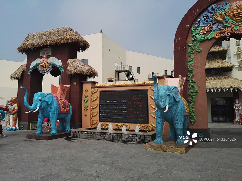 抚顺辽宁省沈抚改革创新示范区丰远热高乐园景区图片素材