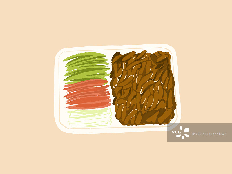 京酱肉丝图片素材