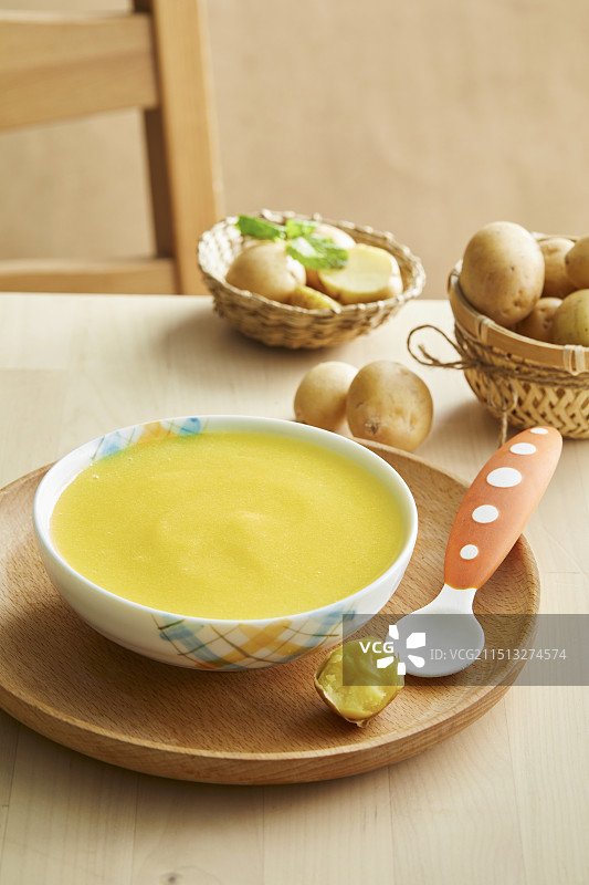 宝宝辅食 土豆泥图片素材