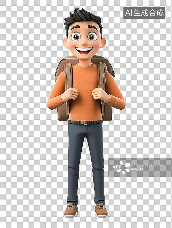 【AI数字艺术】大学生返校图片素材