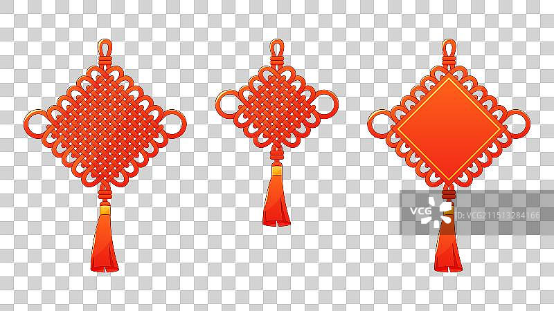 新年春节传统节日中国结国潮元素矢量插画图片素材