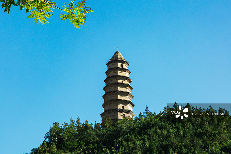 陕西延安宝塔图片素材