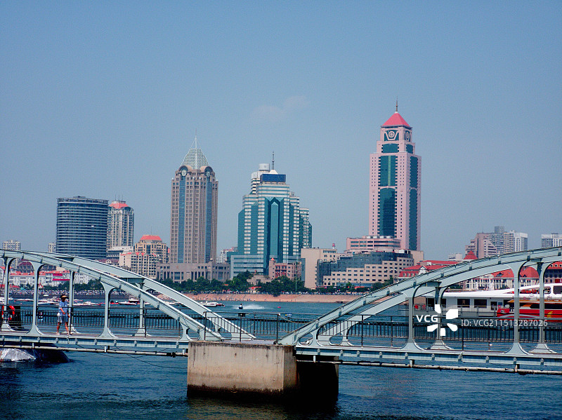青岛市海滨建筑图片素材