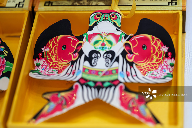 中国工艺美术馆风筝和风筝制作工具图片素材