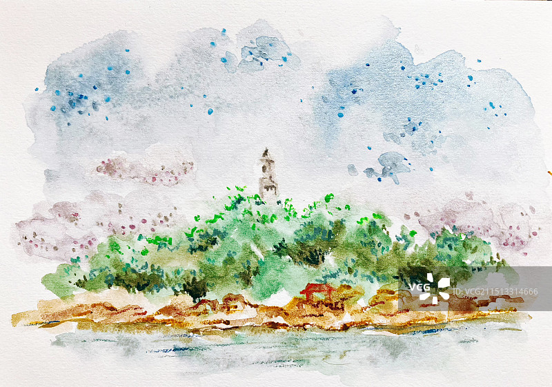 小青岛图片素材