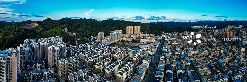 三穗县 文笔塔 舞笔街道 将军广场 纪念广场 航拍图片素材