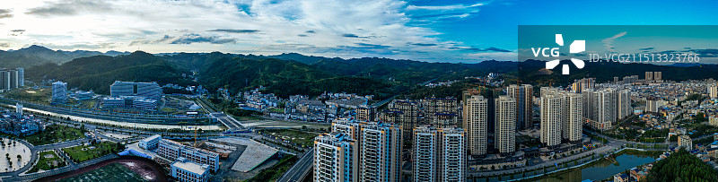 三穗县 文笔塔 舞笔街道 将军广场 纪念广场 航拍图片素材