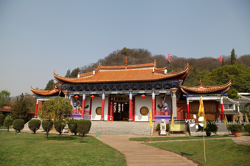 云南泸西阿庐古洞灵源古寺图片素材