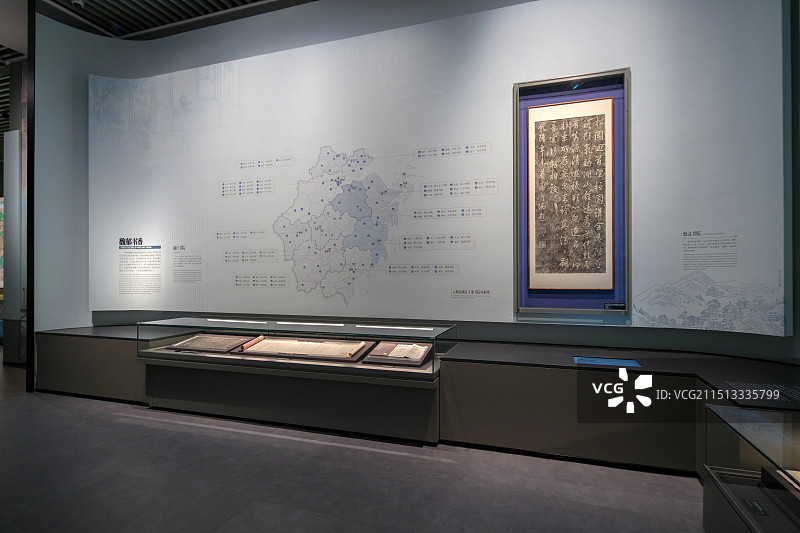 浙江省博物馆之江馆区通史陈列馆C“浙江一万年-元明清至近现代”图片素材