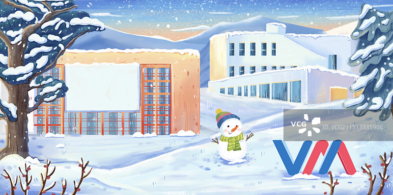 冬天景色图片素材