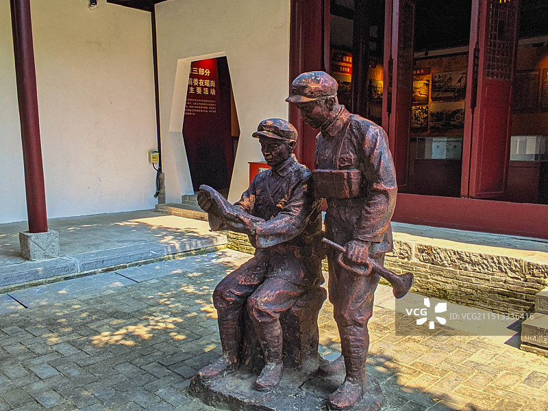 合肥渡江战役总前委旧址图片素材