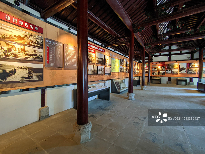 合肥渡江战役总前委旧址图片素材