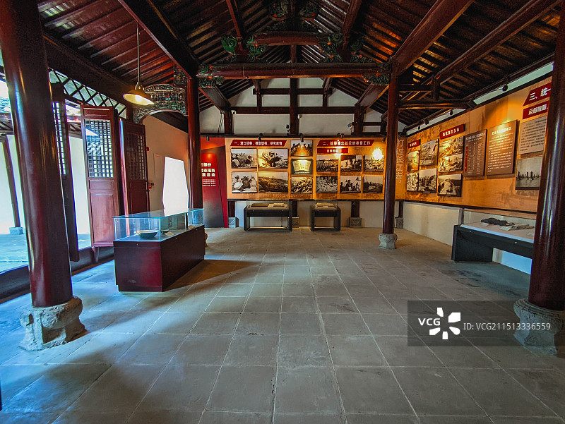 合肥渡江战役总前委旧址图片素材