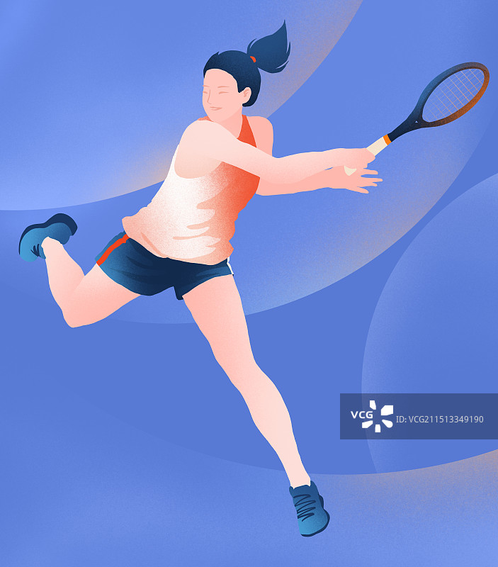 网球运动员奥运比赛图片素材