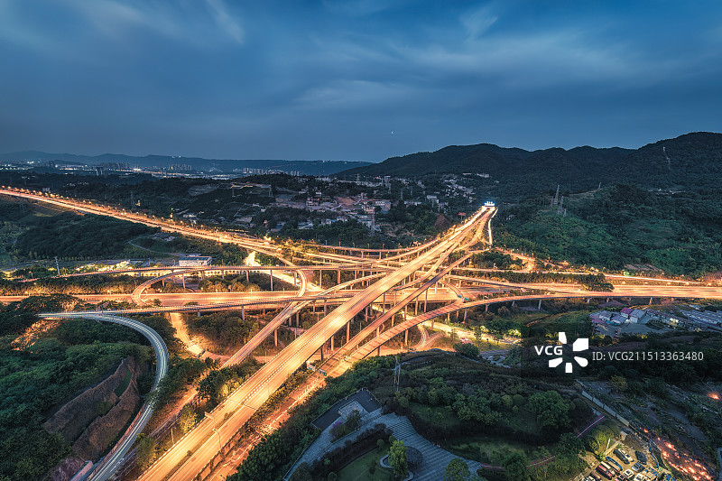 盘龙立交图片素材