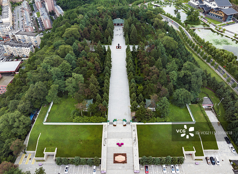 通化杨靖宇烈士陵园图片素材