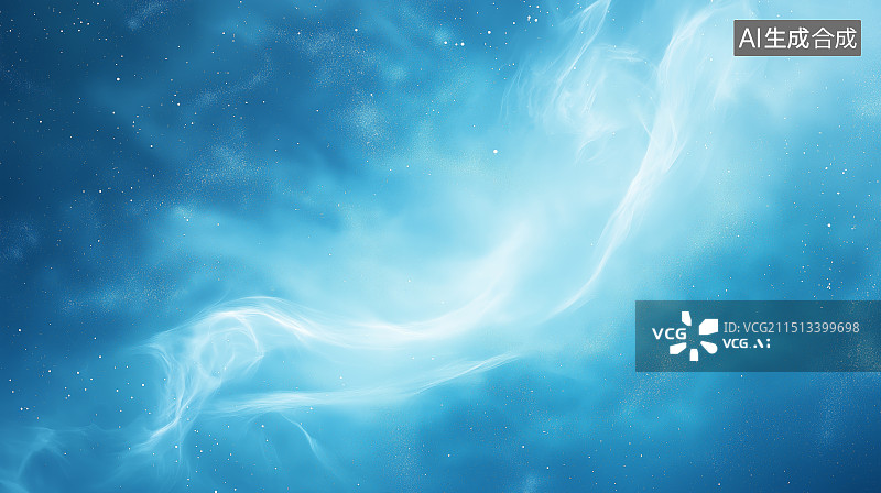 【AI数字艺术】蓝色抽象科技背景图片素材