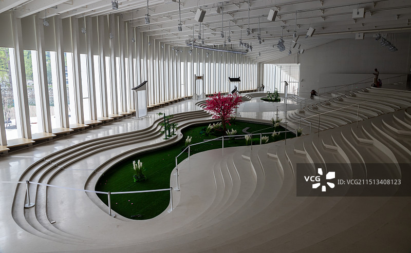 中国宣纸文化园航拍、内景、局部和巨幅宣纸制作工艺图片素材