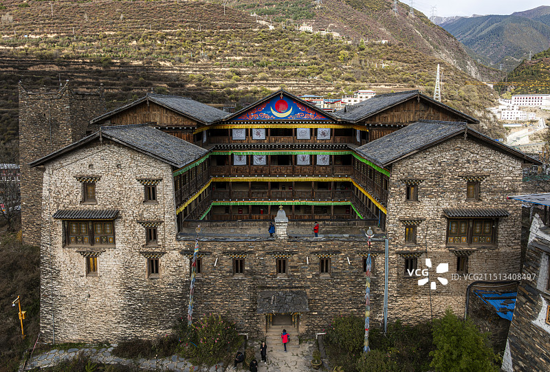 阿坝卓克基土司官寨文化旅游景区图片素材
