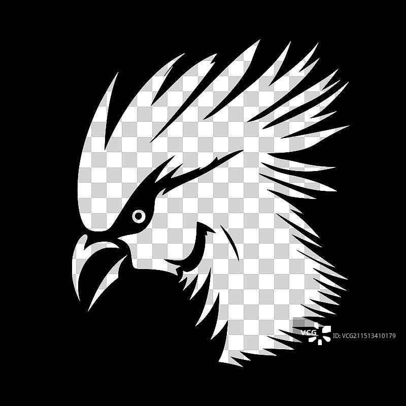 扁平风鹦鹉Logo图片素材