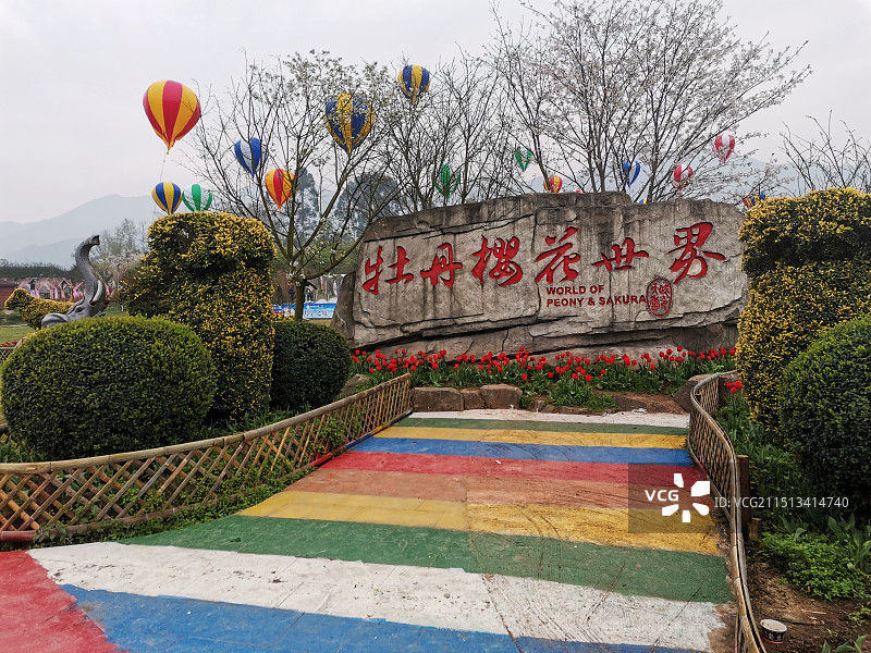 重庆垫江牡丹樱花世界景区图片素材