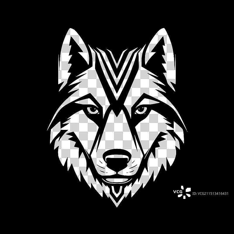 高品质西伯利亚哈士奇logo图片素材