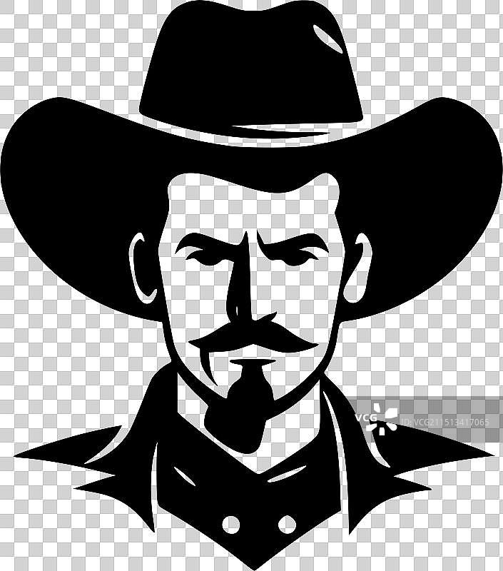 西方极简主义和简单的轮廓图片素材