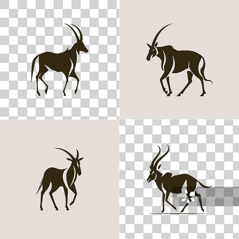 肉店山羊标志图标海报图片素材