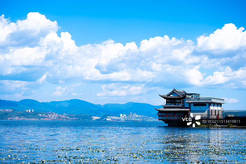 云南大理 洱海图片素材