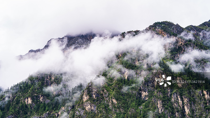 西藏巴松措图片素材