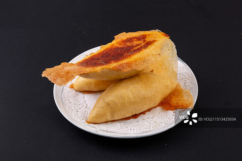 玉米面锅贴图片素材