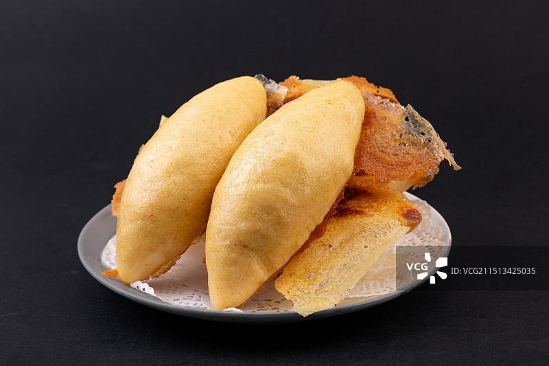 玉米面锅贴图片素材