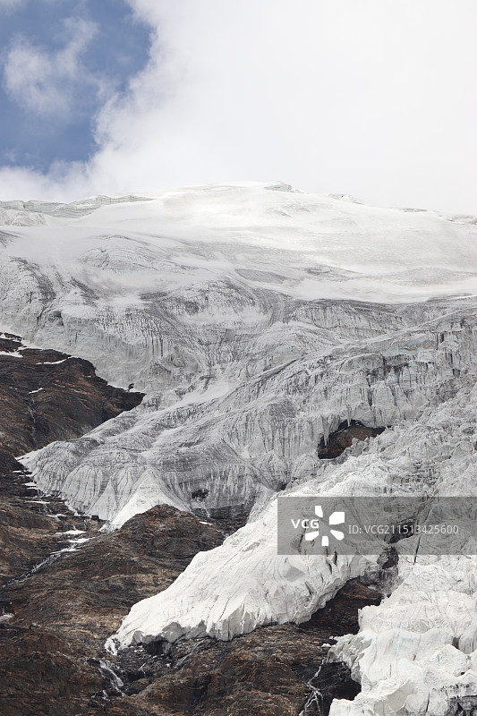 卡若拉冰川图片素材
