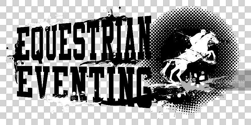 马术三项赛马横幅图片素材