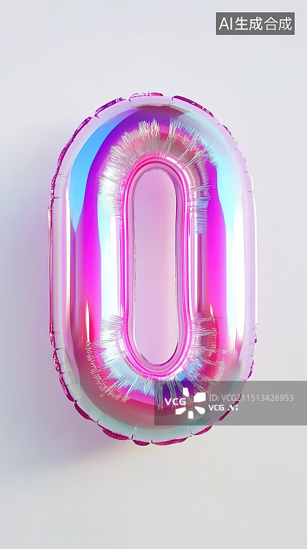 【AI数字艺术】数字0图片素材