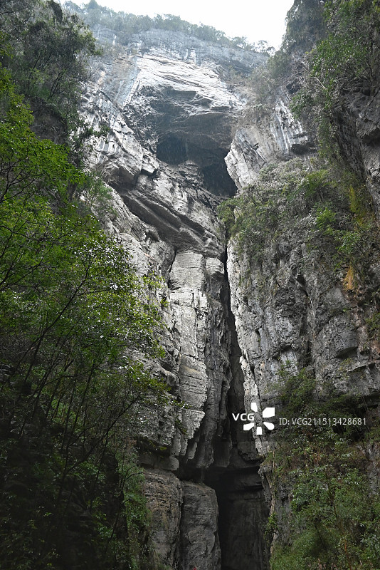 重庆奉节天坑地缝景区图片素材