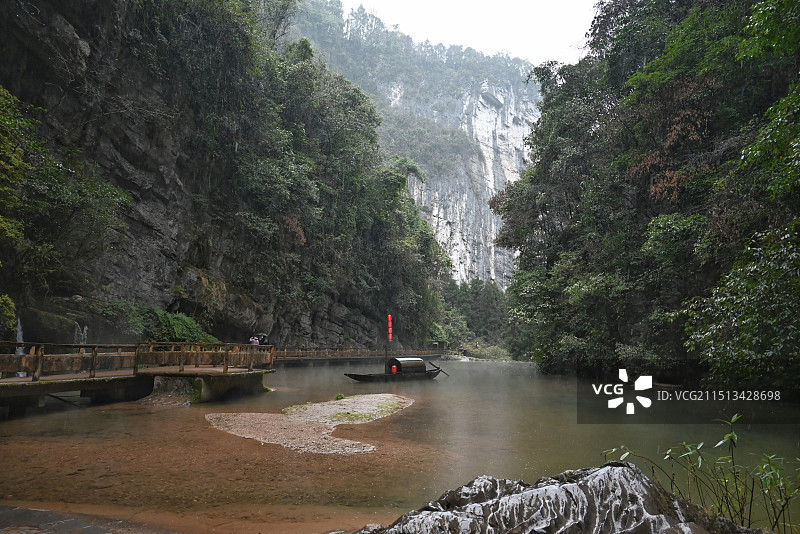 重庆奉节天坑地缝景区图片素材