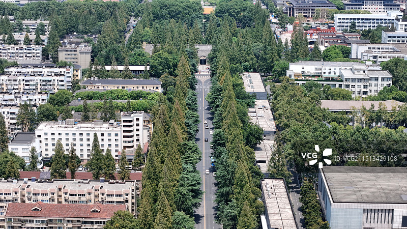 南京御道街明故宫中轴线图片素材