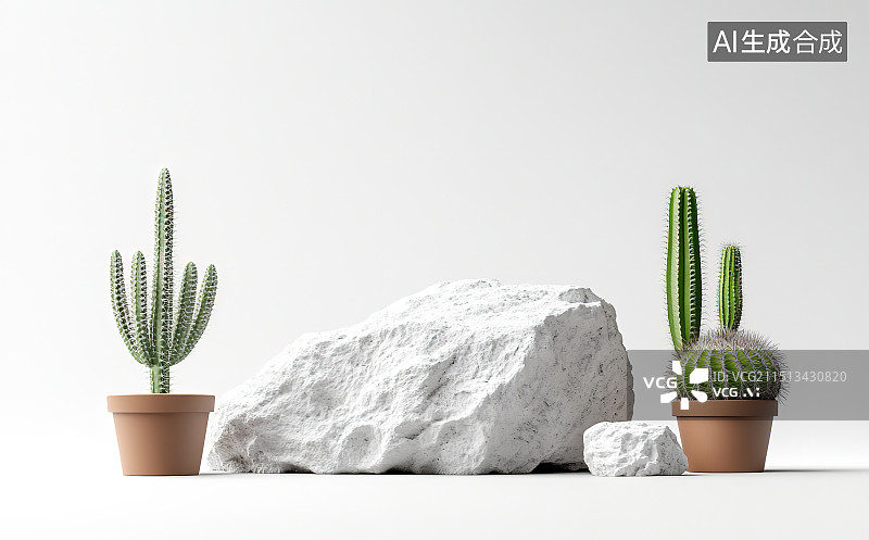 【AI数字艺术】仙人掌图片素材
