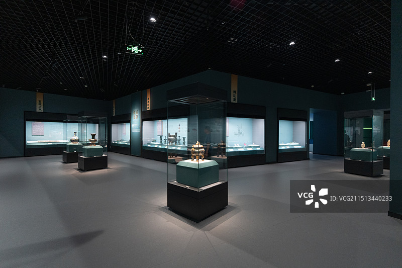 青岛博物馆百工奇技馆馆内细节图片素材