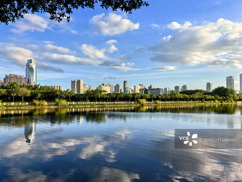 城市天际线风光图片素材