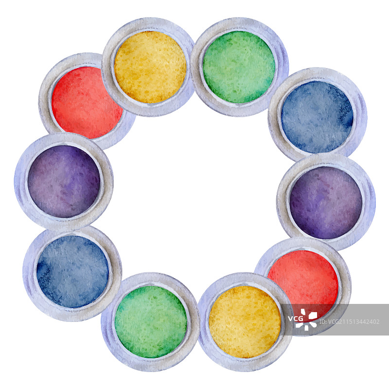 水彩手绘儿童绘画图片素材