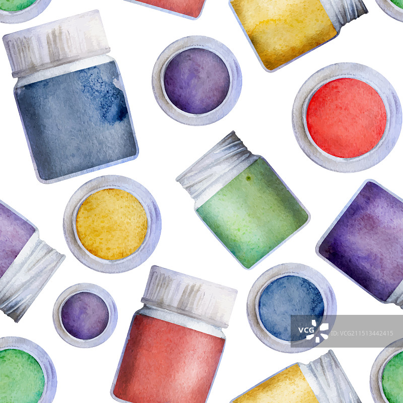 水彩手绘儿童绘画图片素材