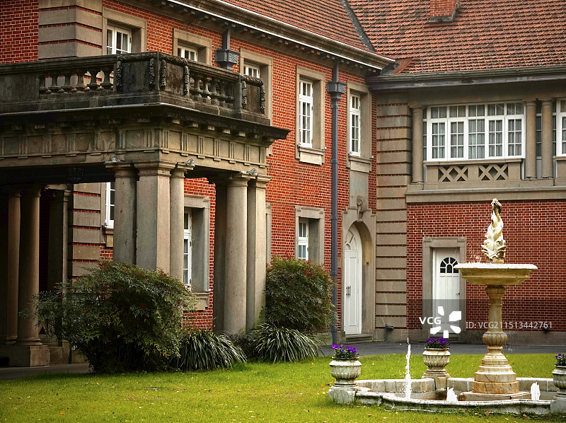 上海瑞金宾馆洲际酒店花园洋房一隅图片素材