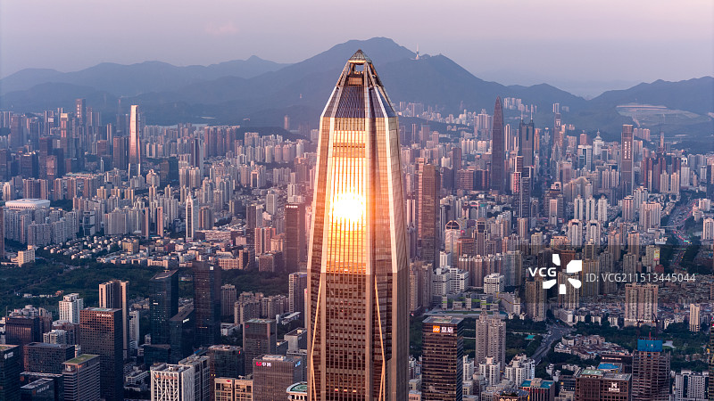 深圳福田中心区平安金融中心图片素材
