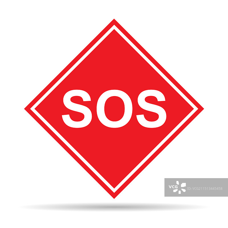 SOS紧急求助阴影图标安全警报设计图片素材