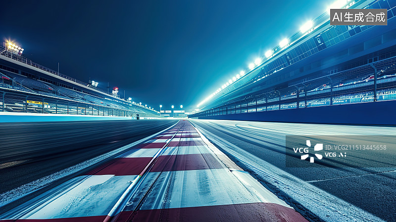 【AI数字艺术】赛车场图片素材