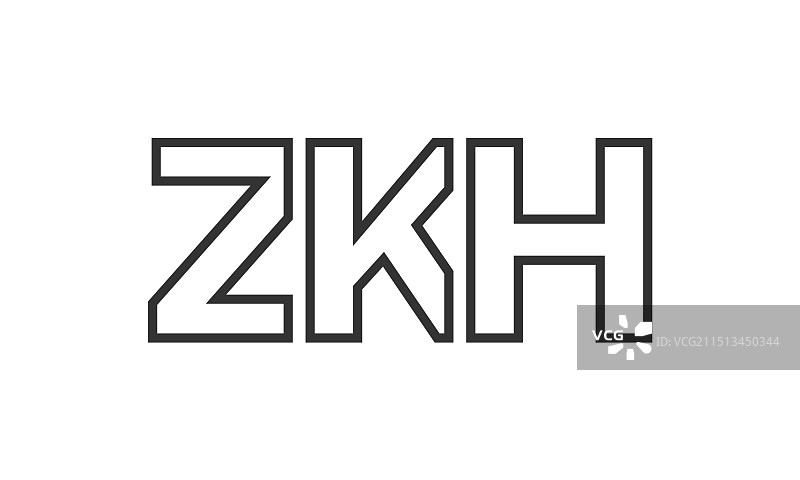 ZKH现代简约标志设计模板图片素材